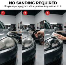 (1Set, -) 2026 Headlight Polishing Kit, Oxidation Remover 1Set