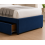 Modern Upholstered Bed with USB & Drawers Blue 6FT 7
