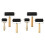 6 Pack Rubber-Roller Brayer Rollers 1.4/2.4/4 Inch Art  Roller for Printmaking,Ink,Wallpapers Stamping Gluing Tools 2