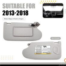 1Pair Left+Right Sun Visor Front Side Sunvisor 96401-3TA2A 96400-3TA2A for Altima 2013-2018