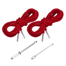 Two Replacement Drawstrings with Two Easy Threaders, Suitable for Shorts, Jackets, Sweatpants, and Hoodies A