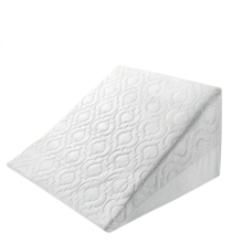 Bed Wedge Pillow Back & Neck Support Cushion | Elevated Incline Pillow for Sleeping, Reading & Relaxing | Comfortable Foam Support | 50 x 46 x 28cm