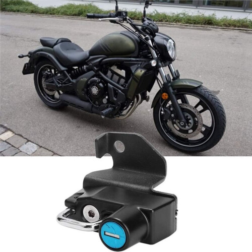Motorcycle Helmet Lock Mount Security Hook for  Vulcan S 2015-2019, with 2 Keys and Mounting Hardware 2