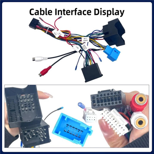 Autoradio-Multimedia-Videoplayer für  E39 E46 E53 Audioverstärker-Stromkabeladapter 2