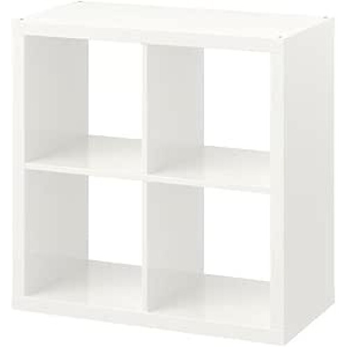 ikea High-gloss white Shelving Unit-77x77 cm