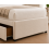 Modern Upholstered Bed with USB & Drawers Cream3FT 7
