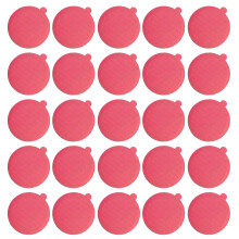 Le papier d'aluminium de 37MM scelle les couvercles-Rouge