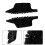 1Pair Front Bumper Brackets Set for  Escalade 2015-2020 23238319 23238320 7