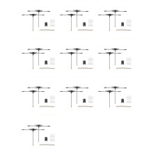10X Gemini 2.4G/915Mhz Dual ELRS Diversity Receiver 100mW IPEX-1 Connector for FPV RC Long Range Drone Quadcopter