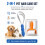 (2PC, -) Dual Sided Shedding Blade for Cats, with Lint Roller 2PC 2