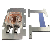 Cooler Cooling Block Purpler Copper Water-Cooled GPU Heat Dissipation Water Cooler for V100 P100 A100-32G