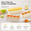 (Two Grids, -) Double Layer Ice Cube Tray with Box, Soup Cube Maker for Freezer 4