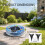 (Yellow, -) Ultra Thin Solar Outdoor Disk Lights, Auto On/Off Pathway Decor 2