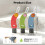 (Blue, -) 3 brosses couvercles, mix 4