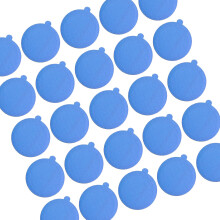 Filtres à café, 100 pièces, couvercles collants, joints en-Bleu