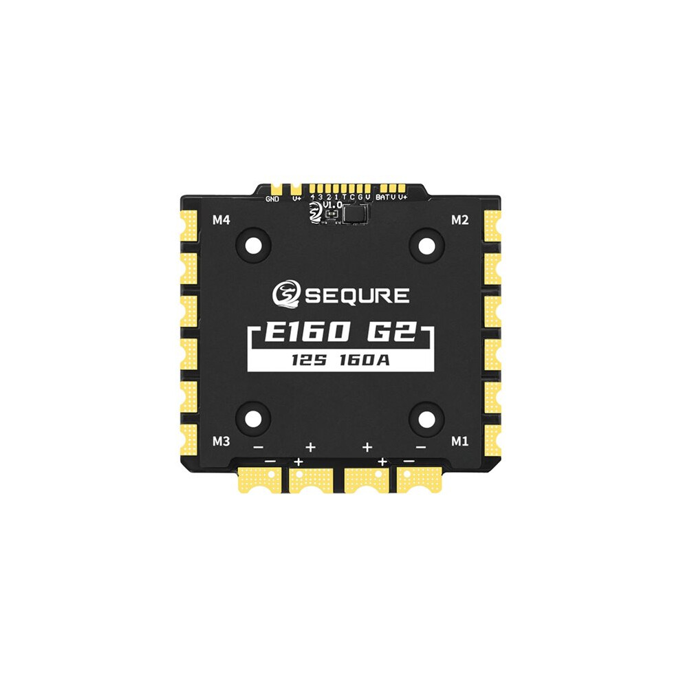 Sequre E160 G2 4-12S 160A 4In1 Esc With Am32 Firmware For Fpv Drones Racing Esc Kit 12S Am32 4714068832331