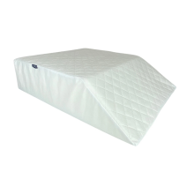 Bed Leg Wedge Pillow with Removable Cover | Elevated Support Cushion for Legs, Knees & Feet | Comfortable Foam Wedge Pillow | 60 x 50 x 15cm