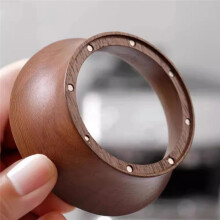 Coffee Dosing Ring Funnel Magnetic 51MM Walnut for  E61 Portafilter Espresso Accessories