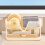 Support de rangement d'évier d'accessoires de-Couleur crème 8