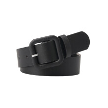 Ceinture couleur bonbon pour femmes, sangle de taille-Noir