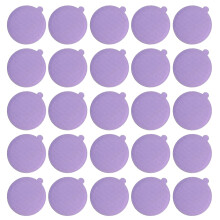 Couvercles adhésifs en aluminium, 100 pièces, joints-Violet