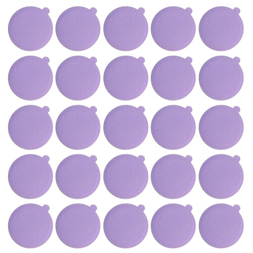 Couvercles adhésifs en aluminium, 100 pièces, joints-Violet