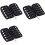 3X Flash Drive Storage Case - Dustproof Organizer Box for Thumb Drives and Electronic Accessories, A 1