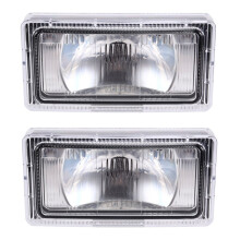 2PCS Car Front Bumper Fog Lights Foglamp for - 124 AMG Additional Fog Lamp Front Fog Driving Light