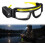(Yellow, -) LED Rechargeable Headlight Glasses, 5 Modes Motion Sensor 2
