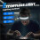 (Yellow, -) LED Rechargeable Headlight Glasses, 5 Modes Motion Sensor 3
