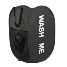 1PC Portable Pop Up Laundry Basket Mesh Breathable Laundry Hamper Large Capacity Foldable Dirty Clothes Basket Bathroom Organize