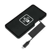 Tappetino Antiscivolo In Silicone per Caricabatterie Wireless per Auto da 15 W per 14 13 12 Pro Max Caricabatterie per Telefono Wireless per
