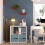ikea White/light grey-blue 4-cube Unit- 77x77 cm 1