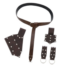 Renaissances-kostuum Vikinges-kostuumaccessoires Set-Bruin
