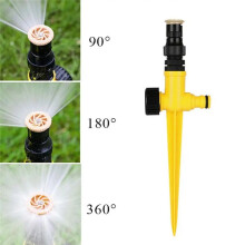 Aspersor de Jardim Sistema de Irrigação de Irrigação Rotativa 360 Gramado Fazenda Estufa Rega de Plantas Cabeça de Aspersão Amarela