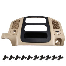 For RAM 2500 3500 Car Air Conditioning Outlet Vent with Airbag Light Hole 5GV52TMAB 02ITM3705CBK Beige
