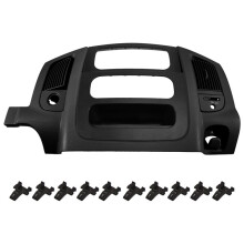For RAM 2500 3500 Car Air Conditioning Outlet Vent with Airbag Light Hole 5GV52TMAB 02ITM3705CBK Black