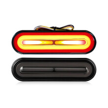 Luci Posteriori per Moto A 60 LED DC10-80V, Indicatori di Direzione Sequenziali, Luci di Stop e Freni per Auto e Moto