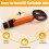 Handheld Diving Metal Detector Pinpointer Pointer Probe Waterproof Metal Pinpointing 4.2" Search Coil 1