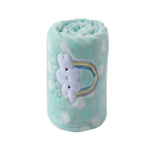 CREVENT Soft Baby Blanket for Newborn Unisex,Fleece Plush Pram Blanket,Cozy and Warm,Great Gift for