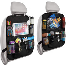 Rightwell Car Seat Organiser 2 Pcs Back Seat Protector for Kids, Car Organiser Back Seat for up to