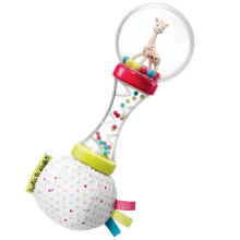 Sophie la Girafe Soft Maracas Rattle Toy : Easy to Grip Baby Sensory Toy, Suitable for 3 Months+