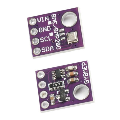10Pcs GY-BME280 Barometric Pressure Sensor I2C IIC Temperature Humidity Breakout Board Digital Sensor for 1