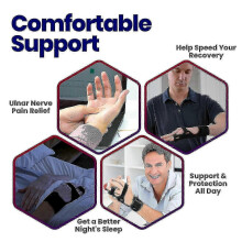 (Right hand) Adjustable Metacarpal Finger Splint Hand Brace, Ulnar Gutter Support for Fracture & Sprain Recovery, Sports Injury Wrist Stabilizer_qlsg