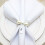 Ensemble de 6 ronds de serviette en alliage avec-argent 8