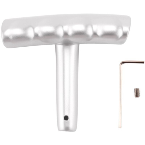 ABS T-Handle Shifter Shift Knob Gear Shift Lever for  Charger Challenger Compass Silver 1
