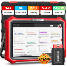 Lifetime free update KINGBOLEN K8 PRO ALL System Bidirectional Scan diagnostic Tool 34+ Reset Active Test ECU Coding FCA CAN FD