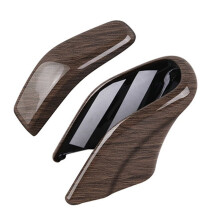 For ALPHARD/VELLFIRE 40 Series 2023+ Car Gear Shift Knob Cover Trim Decorative Sticker Wood Grain