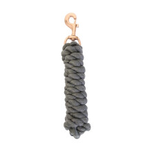 (2m, Dark Grey/Rose Gold) Hy Horse Lead Rope