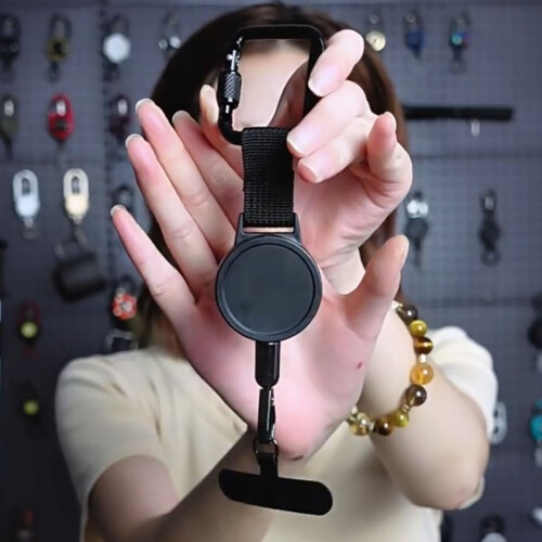 (2pc, -) Cordón retráctil antirrobo para teléfono 1